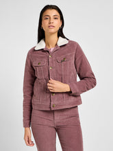 Damska Kurtka Jeansowa Lee Sherpa Rider JKT Dreamy Mauve 112355172