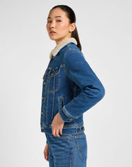 Damska Kurtka Jeansowa Lee Sherpa Rider Middle of the Ocean 112355107