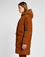 Damska Kurtka Lee Long Puffer Jacket Clove 112355178 LI54016312