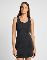 LEE DAMSKA SUKIENKA JEANSOWA FOREVERFIT DRESS BLACK AVEY 112355124 LI66017916