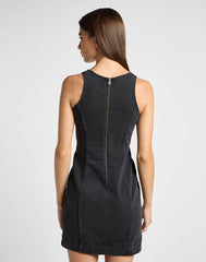 LEE DAMSKA SUKIENKA JEANSOWA FOREVERFIT DRESS BLACK AVEY 112355124 LI66017916