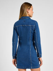 Damska Sukienka Jeansowa Lee ForeverFit Rider Dress Clean Riley 112355125