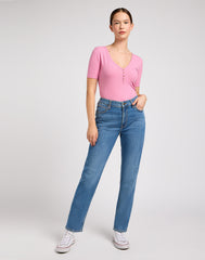 Lee Damskie Spodnie Jeansowe Carol Hit Of Blue 112350789