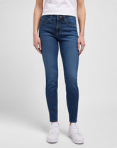 Damskie Spodnie Jeansowe Lee High Rise Skinny Material Girl 112351300 L34G016006