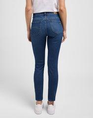 Damskie Spodnie Jeansowe Lee High Rise Skinny Material Girl 112351300 L34G016006