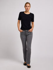 Damskie Spodnie Jeansowe Lee Elly Ash Stone 112349598