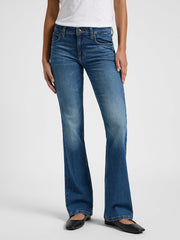 Damskie Spodnie Jeansowe Dzwony Lee Jessica Higher Climb 112367527