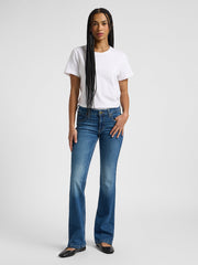 Damskie Spodnie Jeansowe Dzwony Lee Jessica Higher Climb 112367527