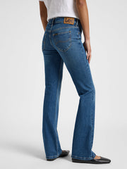 Damskie Spodnie Jeansowe Dzwony Lee Jessica Higher Climb 112367527