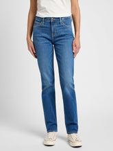 Damskie Spodnie Jeansowe Lee Marion Straight Mid Stop 112355267