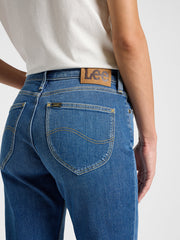 Damskie Spodnie Jeansowe Lee Marion Straight Mid Stop 112355267