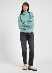 Damskie Spodnie Jeansowe Lee Rider Jeans Refined Black 112341336