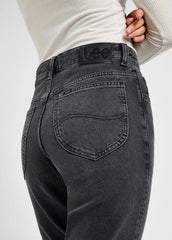 Damskie Spodnie Jeansowe Lee Rider Jeans Refined Black 112341336