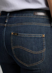 Damskie Spodnie Jeansowe Lee Scarlett Solid Blue 112145236