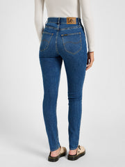 Damskie Spodnie Jeansowe Lee ULC Skinny Blue Format 112357956