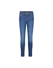 Damskie Spodnie Jeansowe Lee Scarlett High Zip Indigo Realnes 112355547 L31B016319