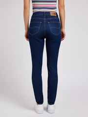 Damskie Spodnie Jeansowe Lee Ulc Skinny Deepest Dark 112351235 L35v016198