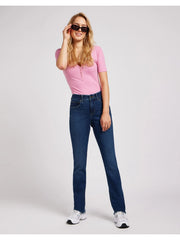Damskie Spodnie Jeansowe Lee ULC Straight Greet The Day 112350785 L35W016200