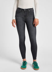Damskie Spodnie Jeansowe Lee Scarlett High Zip Last Strike 112355551 L31B016342