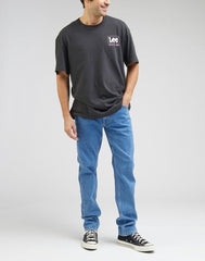 Lee Daren Zip Fly Męskie Spodnie Jeansowe Azure Mid L707OWC16 112331704