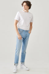 Lee Daren Zip Fly Męskie Spodnie Jeansowe Bleached Cody L707NLUH 112145465