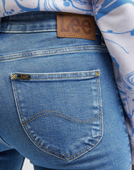 Lee Elly Damskie Spodnie Jeansowe Jeansy Dżins Shredder Blue L305GUB35 112330545