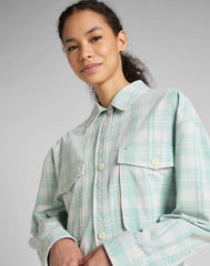 Koszula Damska Lee Elongated Overshirt Dusty Jade L50WAA41 112321257