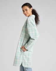 Koszula Damska Lee Elongated Overshirt Dusty Jade L50WAA41 112321257