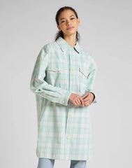 Koszula Damska Lee Elongated Overshirt Dusty Jade L50WAA41 112321257