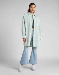 Koszula Damska Lee Elongated Overshirt Dusty Jade L50WAA41 112321257