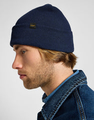 Czapka Zimowa Męska Lee Essential Beanie Navy 112342467 LP77013678
