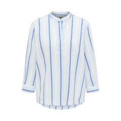 Lee Essential Blouse Damska Bluzka W Paski Surf Blue L45VZQQF 112110648