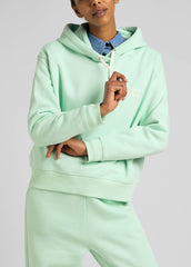 Lee Essential Hoodie Damska Bluza Logo Seaglass L53PLJ40 112320679