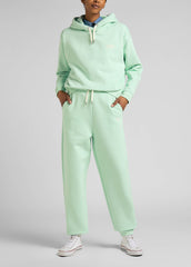 Lee Essential Hoodie Damska Bluza Logo Seaglass L53PLJ40 112320679