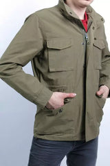 Lee Field Jacket Męska Kurtka Przejściowa Utility Green L88RCYNG 112123772