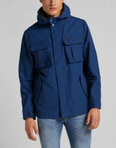 Lee Fisherman Anorak Męska Kurtka Zimowa Washed Blue L86UKCLR 112122788