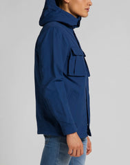 Lee Fisherman Anorak Męska Kurtka Zimowa Washed Blue L86UKCLR 112122788