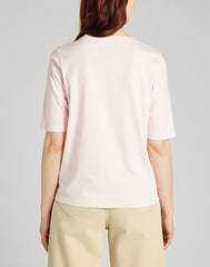 Lee Half Sleeve Tee Damski T-shirt Koszulka Nadruk Logo Pale Lilac L41ZEPSU 112140063
