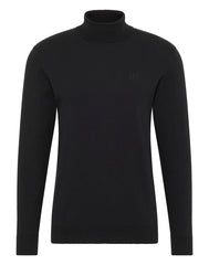 LEE HIGH NECK KNIT MĘSKA SWETER CIEPŁY ELEGANCKI BLACK 112341698 L83C011656