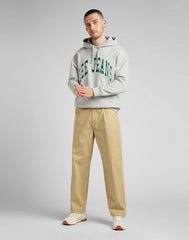 Bluza Klasyczna Męska Lee Hoodie Seasonal Z Kapturem Logo Grey Mele L84JRYMP 112322632