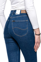 Damskie Spodnie Jeansowe Lee Ivy Dark Mono L32EPQXM 112107435