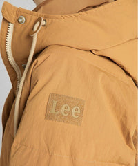 Lee Long Puffer Damska Kurtka Parka Tobacco Brown L56IXWSZ 112140312