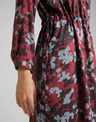 Lee Long Worker Dress Damska Sukienka Red Ochre L50GGYOE 112111321