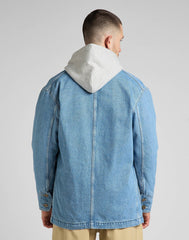 Lee Loose Loco Jacket Męska Kurtka Jeansowa Vintage Stone L88SGAGI 112326386