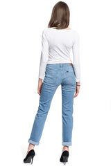 Lee Marion Straight Damskie Spodnie Jeansowe Light Lou L301QDXJ 112105884