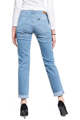 Lee Marion Straight Damskie Spodnie Jeansowe Light Lou L301QDXJ 112105884