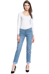 Lee Marion Straight Damskie Spodnie Jeansowe Light Lou L301QDXJ 112105884