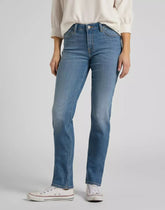 Lee Marion Straight Damskie Spodnie Jeansowe Light Used L301SIVF 112105911