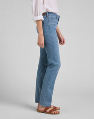 Lee Marion Straight Damskie Spodnie Jeansowe Mid Charly L301QDUG 112144993