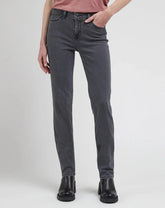 Spodnie Jeansowe Damskie Lee Marion Straight Moody Grey L301ODD42